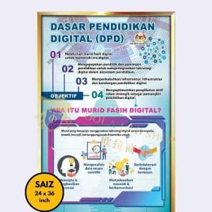 PAPAN DASAR PENDIDIKAN DIGITAL – 24′ x 36′ ( 1 Keping )