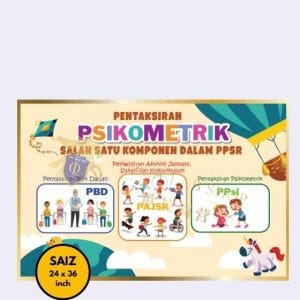 PAPAN PSIKOMETRI – 24′ x 36′ ( 1 Keping )
