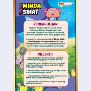 PAPAN PROGRAM MINDA SIHAT - 12' x 18' ( 10 Keping )