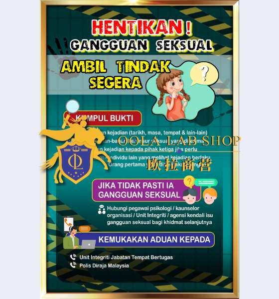 PAPAN HENTIKAN GANGGUAN SEKSUAL - 12' x 18' ( 6 KEPING ) - Image 6