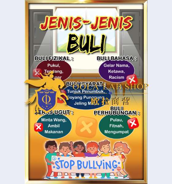 PAPAN HENTIKAN BULI - 12' x 18' ( 6 Keping ) - Image 3
