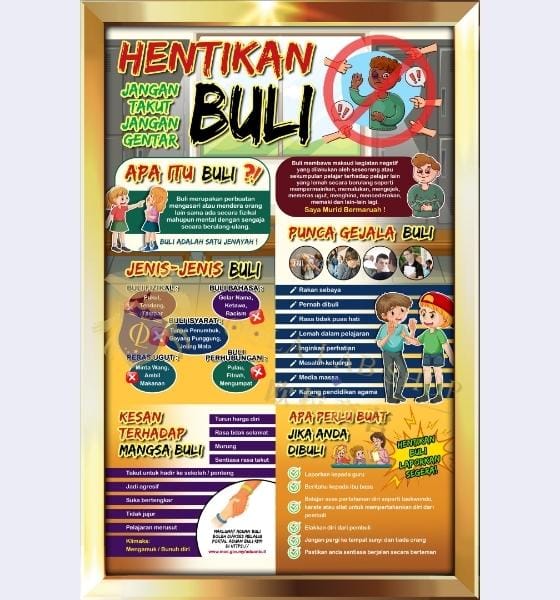 PAPAN HENTIKAN BULI – 24′ x 36′ ( 1 Keping )