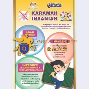 PAPAN KARAMAH INSANIAH - 24' x 36' ( 1 Keping )