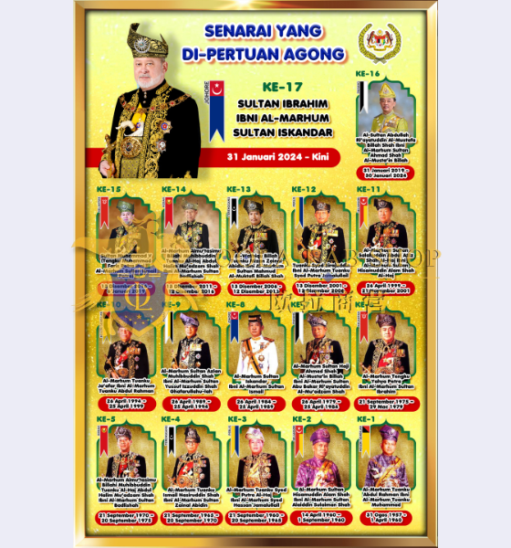 SENARAI YANG DI-PERTUAN AGONG