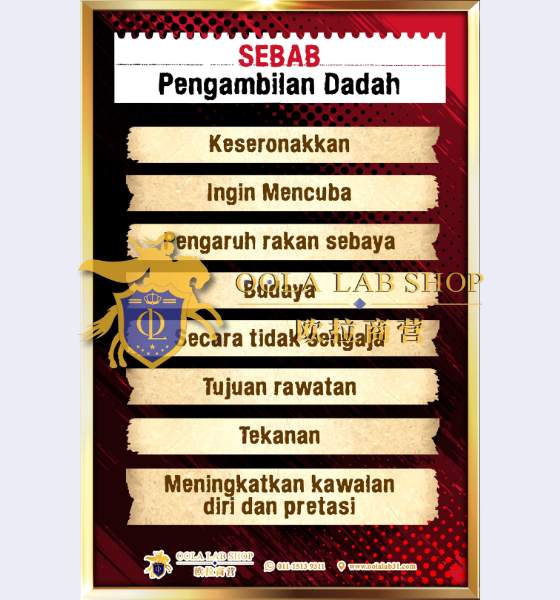 ANTI DADAH - 12' x 18' ( 8 Keping ) - Image 4