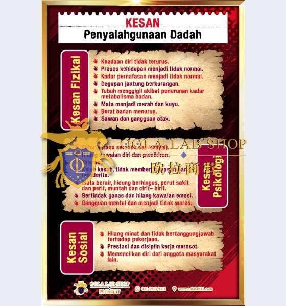 ANTI DADAH - 12' x 18' ( 8 Keping ) - Image 5