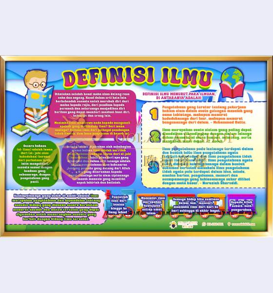 PAPAN DEFINISI ILMU – 24′ x 36′ ( 1 Keping )